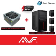 AVF Classique Series ACCS560 Tower Chassis with Power Supply 500w , Cpu Pc Computer Desktop Casing C