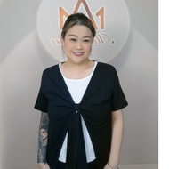 B4892 TWISTED KNOT TOP