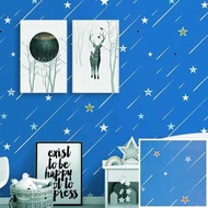 Falling Star Wallpaper biru 8m to 9m x 45cm