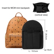 For MCM backpack Organizer Travel Makeup Felt Inner Liner bag Tidy up Travel Insert Bag Storage Line
