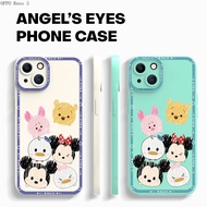 OPPO Reno 5 6 5F 6Z Pro 4G 5G For Soft Phone Case Shockproof Casing Back cover Cute Mouse Gashapon Machine Liquid Silicone Cases