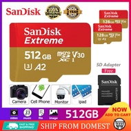 SanDisk Extreme Memory Card 32GB 64GB 128GB 256GB 512GB 1TB 2TB micro SD Sd Card Memory Card high sp