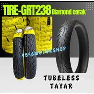 TUBELESS TYRE TIRE TAYAR 2024 2025 GRT238 GRT 238 BUNGA DIAMOND 70/90-17 80/90-17 90/80-17 100/80-17