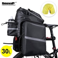 Rhinowalk 30L Bike Bag Bicycle Pannier Bag big Capacity Waterproof  Bike Saddle Rack Trunk Bags bike