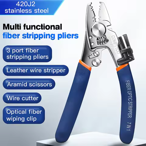 COMPTYCO F7/F3/F6/K3/K7 Multi-functional Fiber Optic Cable Stripping Tool FTTH Optical Fiber Strippe