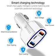 Sellerpick 5v 9v 12v Charges Type C Qualcomm 3.0 7A Dual USB quick  charger Iphone