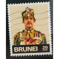 BRUNEI, 20 SEN, USED