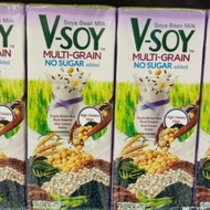 200g x 4 [EXPIRY DEC 2025] Multigrain Small Pack of 4 VSoy Soya V-soy No Sugar added minuman kotak