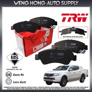 Mitsubishi Triton Quest , Athlete VGT 4X2 Front Trw Brake Pad | Brake Disc Pads Original