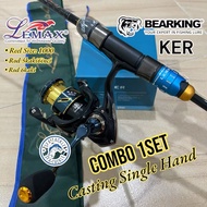 Offer 2set Only Combo Set Single Hand Spining Boleh Untuk Casting