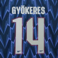 Official GYOKERES #14 Arsenal FC Away CUP 2025-26 PRINT