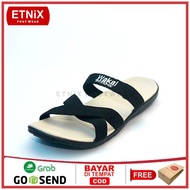 Sandal Musim Panas Pria Dan Wanita Terbaru Fashion Korea Sendal Flipflop Wakai Model Tali Silang Mot