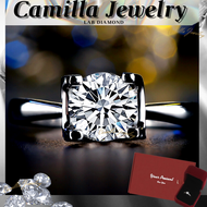 Camilla Jewelry Moissanite Diamonds With Certificate/Harry Winston Luxury Diamonds Ring/Engagement R