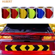 HUBERT Car Safety Mark Stickers 5CM*3M Personality Reflective Film Luminous Protective Sticker PVC Arrow Strip Stickers