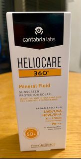 New Heliocare 360 sunscreen