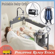 Baby Crib Rocker Crib for Baby Foldable Baby Crib with Mosquito Net and Diaper Crib Removable Baby Bed