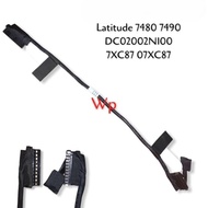 Laptop Battery Cable 7480 7490 DC02002N100 7XC87 07XC87