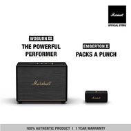 [BUNDLE SET] MARSHALL WOBURN III BLACK + EMBERTON II BLACK AND BRASS - รับประกัน 1 ปี + ส่งฟรี - ลำโ