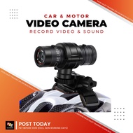 1080p Motor Helmet Camera Mini Cam Kamera Rider Dashcam Motorcycle Camcorder Kereta Car Bike DVR Action Video Recorder