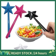 4 PCS Salt and Pepper Shaker Magic Wands Duo Salt / Pepper Black & White & Pink & Blue 18x7x3cm