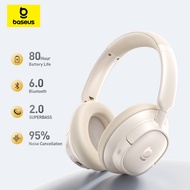 BASEUS | Baseus ANC Wireless Headphones 80H Over Ear Earphones 95% Noise Cancelling Headsets Headpho