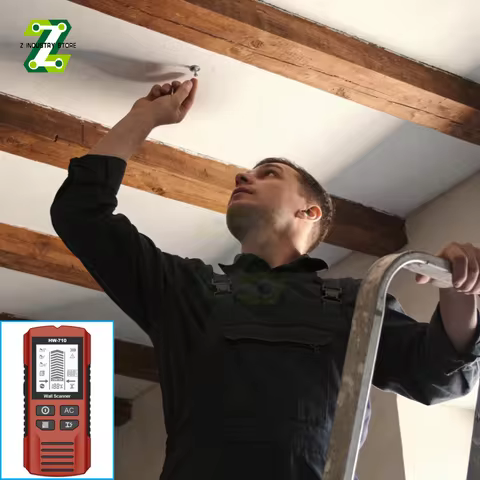 HW-710 Electronic Stud Finder Wall Scanner 3 Scanning Modes Metal AC Wire Detector LCD Screen for Wa