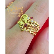 Xing Leong Cincin India Design Emas 916 Ring Indian Design 916 Gold