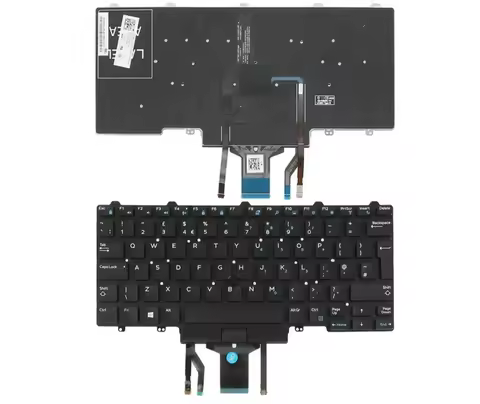 XIN-Spanish-French-UK-BR Backlit Laptop Keyboard For DELL Latitude E5450 E5470 E7450 E7470 7480 7490