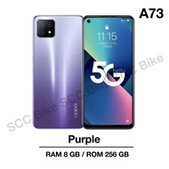 OPPO A73 Smartphone RAM8GB+ROM256GB จอ 6.5นิ้ว แกะกล่องใหม่พร้อมอุปกรณ์ครบฟรี รองรับ 5G
