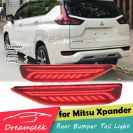 ไฟท้ายสะท้อนแสง Bemper Belakang LED สำหรับ Mitsubishi Xpander 2017 2018 2019 2020ไฟหน้ารถ2021ที่มีสั