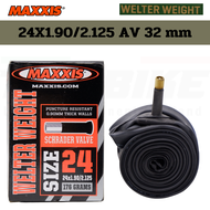 ยางในจักรยาน MAXXIS Welter Weight 24x1.9/2.125 26x1.5/2.5 FV48mm AV48mm