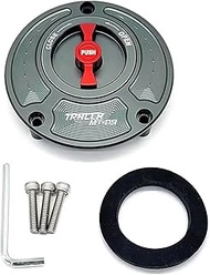 DEMULAX For YAMAHA, FJ09/MT09 TRACER 2015-2016, Fuel Tank Cap Cover CNC Aluminum Keyless Motorcycle 