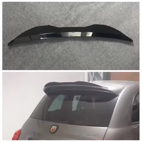 MINI SPOILER EXTENSION FIAT 500 ABARTH MK1 2008-2012 REAR WING SPOILER For FIAT 500 ABARTH MK1 FACEL