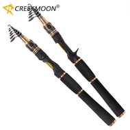 Telescopic Fishing Rod 6ft 7ft 8ft Spinning Medium M Power 1.8M/2.1M/2.4M Carbon Casting Rod Bc Trav