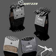 JUSTZZS Bike Disc Brake Pad, Thicken Ceramic Hydraulic Brake Ceramic Pads, Heat-Resistant Heat Dissi