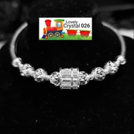 9706#Original Silver. Pure silver Bangle,  纯银手镯999。闰月手镯。 Silver 925 Bracelet 925银手