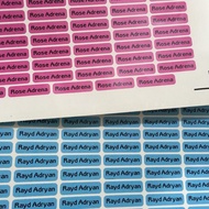 A4 STICKER NAMA WARNA - (50pcs +-)