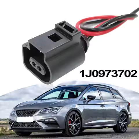 Brake Pad Wear Connector Plug Pigtail Prewired For SEAT Alhambra 7N Altea Ibiza 6L 6J 6F Leon 1M 1P 