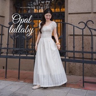 ชุดเดรส opal lullaby สีฟ้าลายทาง