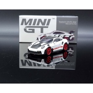 Mini GT 1/64 #706 Porsche 911 (992) GT3 RS Weissach Package White with Pyro Red