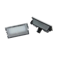 2 Pcs Car 12V LED License Plate Lights White Rear Tail Lamps For Land Rover LR3 LR4 Discovery 3 4 Fr