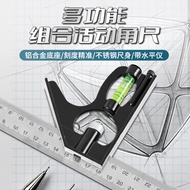 New Product Adjustable Square Triangle Ruler Woodworking Triangle Ruler Stainless Steel Square Ruler