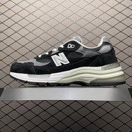 รองเท้าฝึกซ้อมลําลอง New balance 992 Retro ผลิตในสหรัฐอเมริกา M992EB สีดํา สีขาว