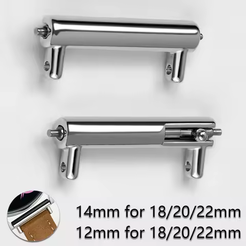 Universal Strap Watch Connector Adapter for Samsung Galaxy Watch 6 5 4 40mm 44mm 14/12mm To 18mm 20m