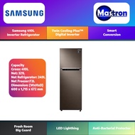 [RM120 CASHBACK] Samsung Refrigerator 410L | Peti Ais Samsung 410L Dua Pintu | Samsung 410L Fridge R
