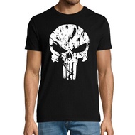 Marvel Daredevil Punisher Inspired Distressed Grunge Men'S T-Shirt