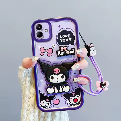 3D Cartoon Kuromi Phone Case For Samsung Galaxy A06 A05s A04s A40e A03s A02s A50 A30s A20s A10s Mult