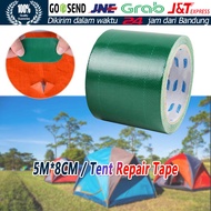 8CM*5M Lakban Terpal Atap Tenda Lakban Tarpaulin Waterproof Lem Repair Tape Alat Perekat Serbaguna Lakban Tambal Kebocoran Tape Sealant Perekat