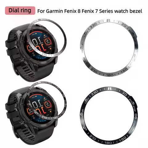 Watch Bumper Cover Ring Bezel For Garmin Fenix 7 7S 7X Pro Epix Gen 2 8 47mm 51mm Bezel Metal Case C
