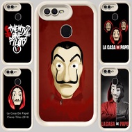 M-49 La Casa De Pape White Casing for OPPO A12E A7 A1K F7 A12 A3S A5 A12s A11K F5 A5S F9 Pro